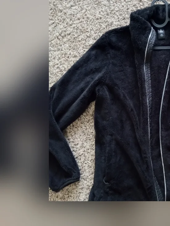 The North Face Women's Osito Full Zip Fleece Jacket Black Size Medium - Picture 9 of 14